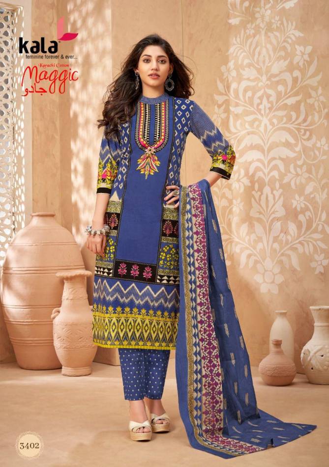 Kala Maggic 15 Karachi Cotton Regular Wear Printed Dress Material Collection